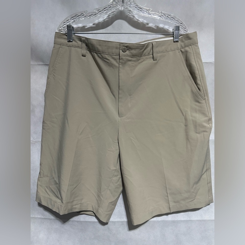 FootJoy FJ Performance Golf Shorts Men’s 38 Stone Beige Flat Front Preppy EEUC!